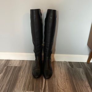 Tory Burch Leather Suede Over The Knee Boots